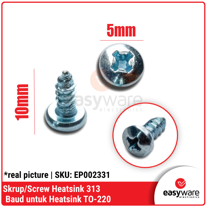 Skrup Heatsink 313 Baut untuk Heatsink - Screw Heatsink