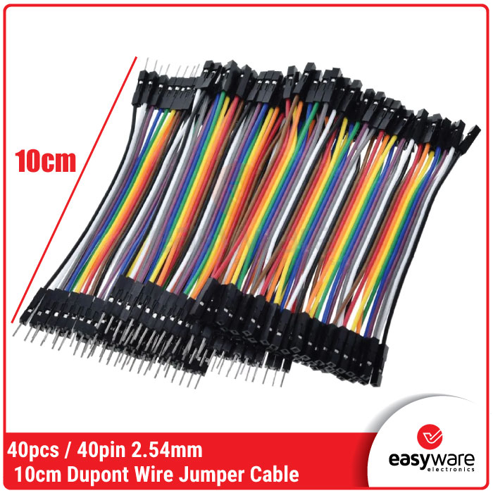 (40PCS) Kabel Jumper Male Female Cable Dupont 10cm isi 40pcs 2.54mm