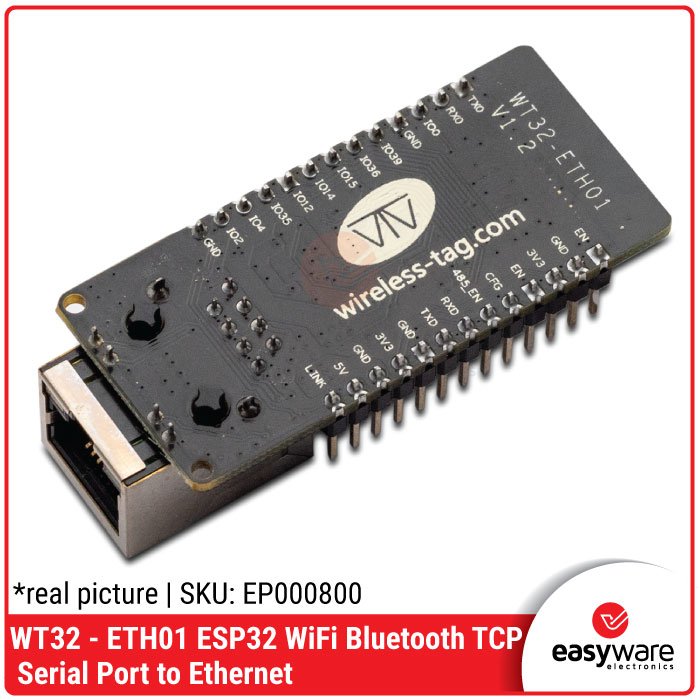 WT32 ETH01 ESP32 ETH01 Serial Port to Ethernet WiFi Bluetooth WT32-ETH01 ESP32-ETH01 TCP RJ45 Gateway Module - Image 3