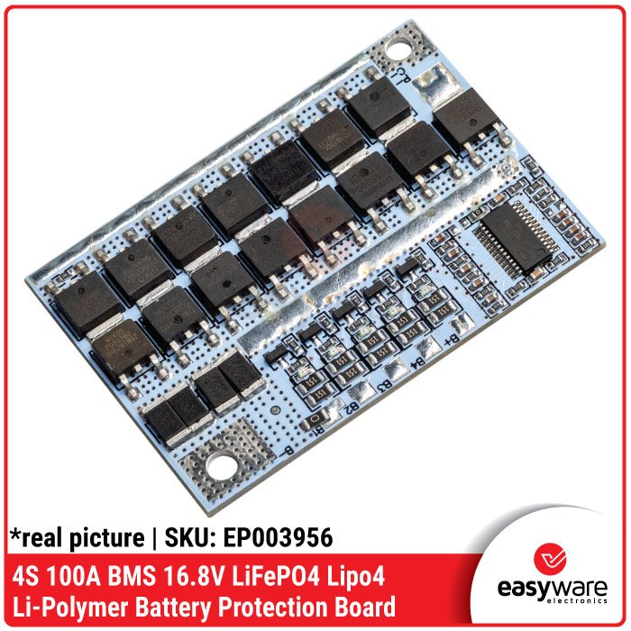 BMS 3S 4S 5S 100A 12.6V 16.8V 21V LiFePO4 Lipo4 Li-Polymer Battery Protection Board High Current - Image 5