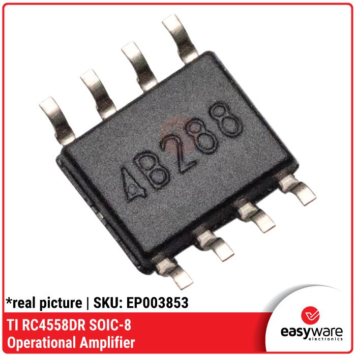 IC JRC 4558D SMD ORIGINAL NJM4558M-TE1 DMP-8 IC 4558D TEXAS INSTRUMENT ORIGINAL RC4558DR - Image 3