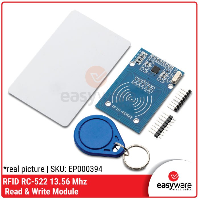 Modul RFID RC-522 13.56 MHz Read & Write – Sensor Kartu Arduino ESP32
