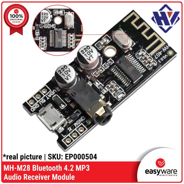 MH-M18 MH-M28 MH-M38 Wireless Bluetooth 4.2 Audio Receiver Board Module MP3 Decoder Stereo Lossless - Image 2