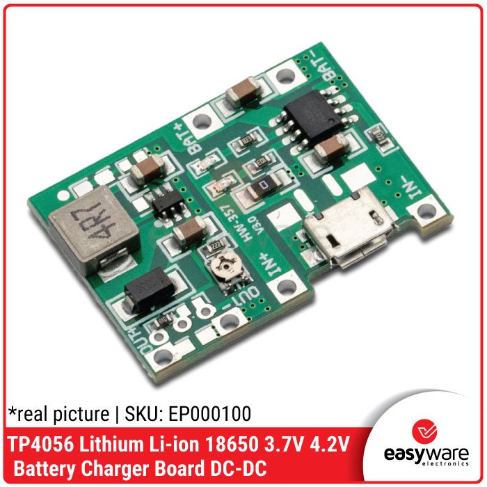 TP4056 Charger + Step Up Converter 18650 – Modul Power Bank DIY Micro USB / Type C - Image 6