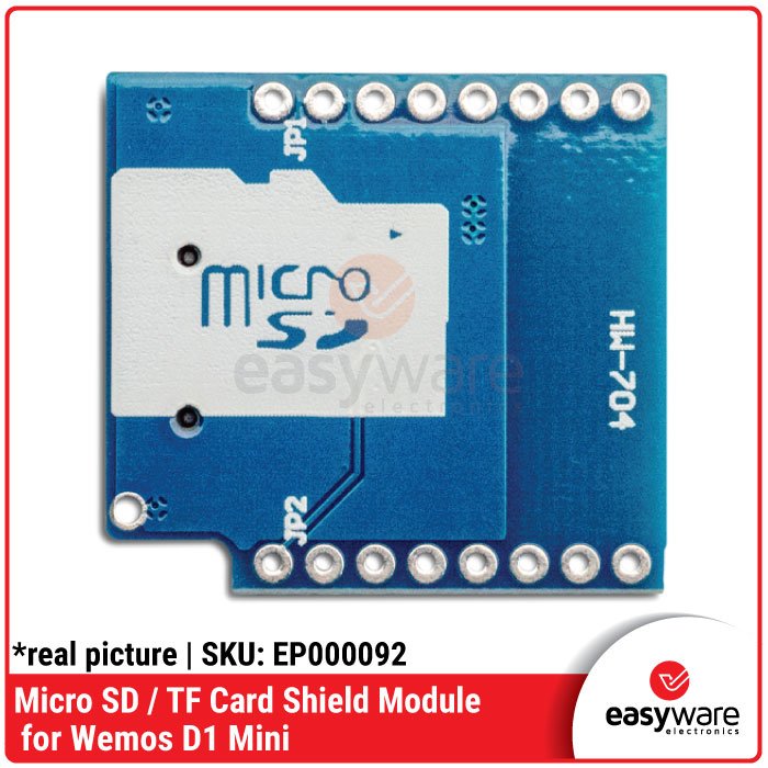 Modul Micro SD Card Shield Wemos D1 Mini IOT Data Storage - Image 2