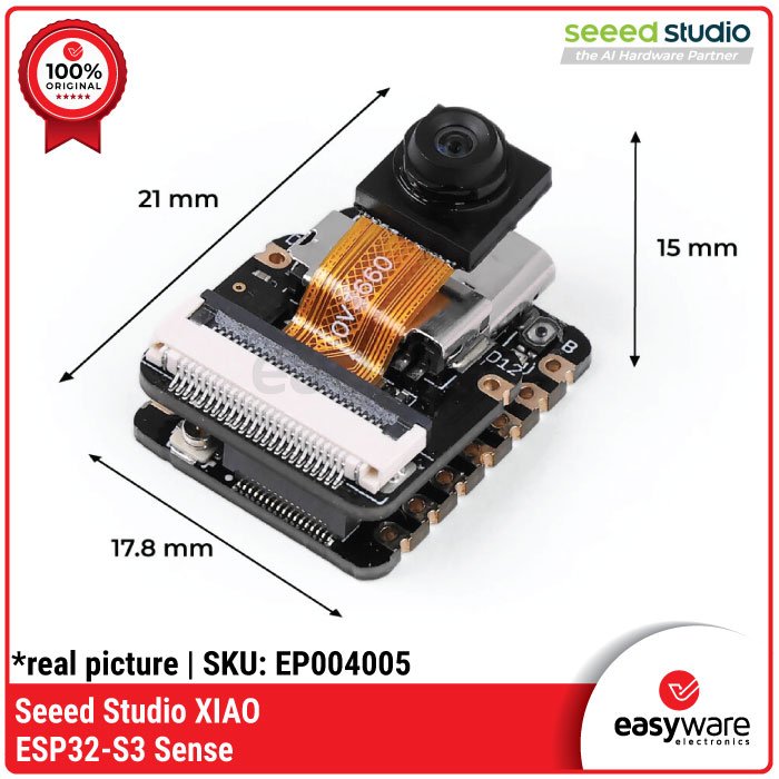Seeed Studio XIAO ESP32-S3 Sense Development Board WiFi Bluetooth BLE Camera Microphone AI IoT Type-C Module - Image 4