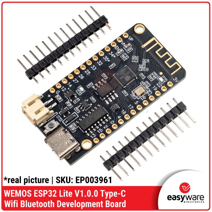 WEMOS ESP32 Lite V1.0.0 WiFi Bluetooth Development Board Type-C / Micro USB Modul ESP32 IoT - Image 2