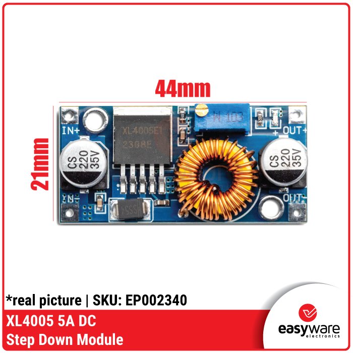 XL4005 5A DC-DC Step Down Buck Converter Module – Penurun Tegangan Adjustable - Image 2