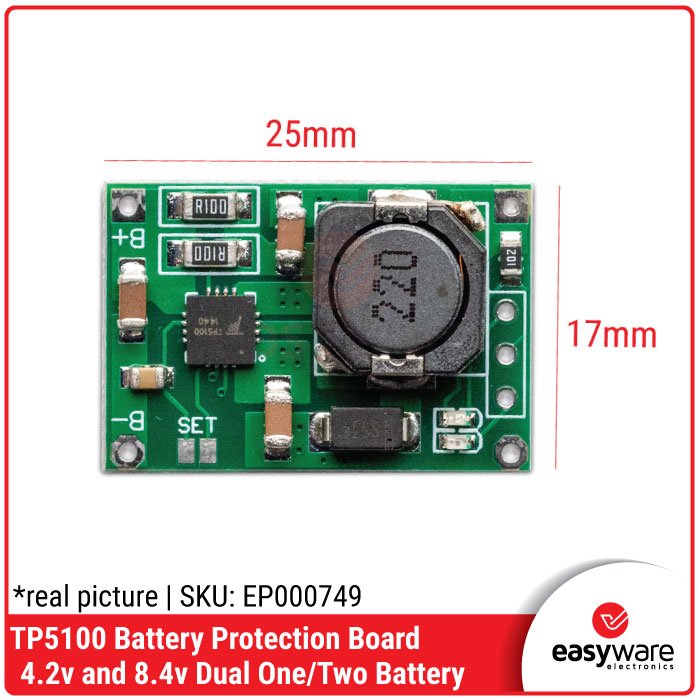TP5100 2 Amper Step Down Lithium Charger – Modul Pengisi Daya Baterai 18650 1S 2S - Image 2