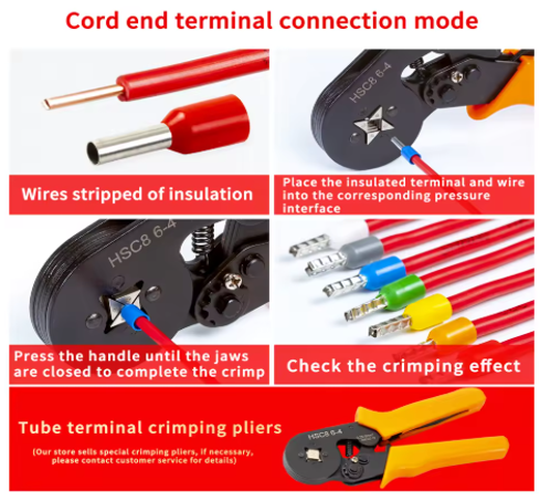 25pcs Crimp Terminal E4009 VE4009 Skun Insulated Ferrules Terminal Block Kabel Tusuk Skun Kabel Ferrules 4mm E4009 - Image 5