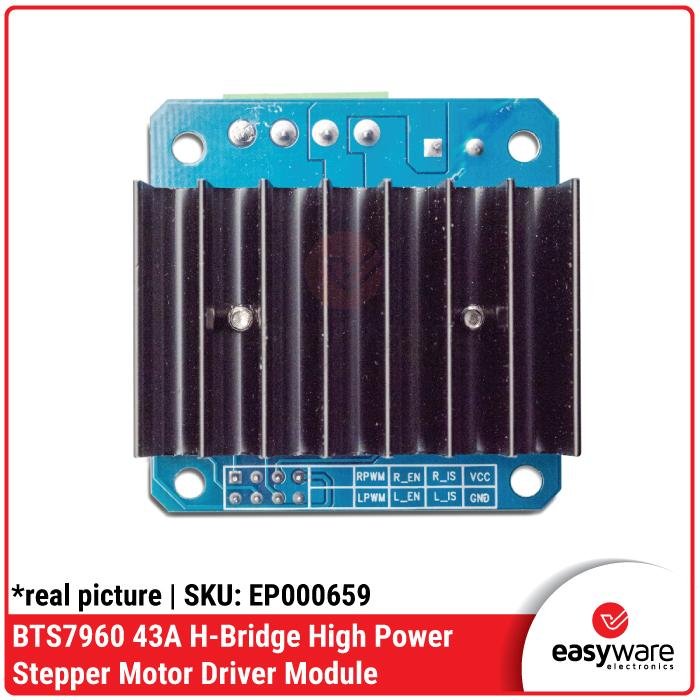 BTS7960 43A H-Bridge High Power Motor Driver Module 6-27V PWM for Arduino DC Motor Controller - Image 3