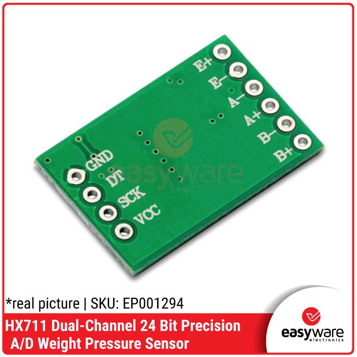 HX711 Modul Load Cell Timbangan Digital – 24 Bit ADC Presisi Dual Channel untuk Sensor Berat - Image 3