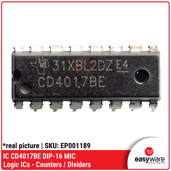IC CD4017BE DIP-16 CMOS Counter – IC CD4017 Decade Counter Divider - Image 2