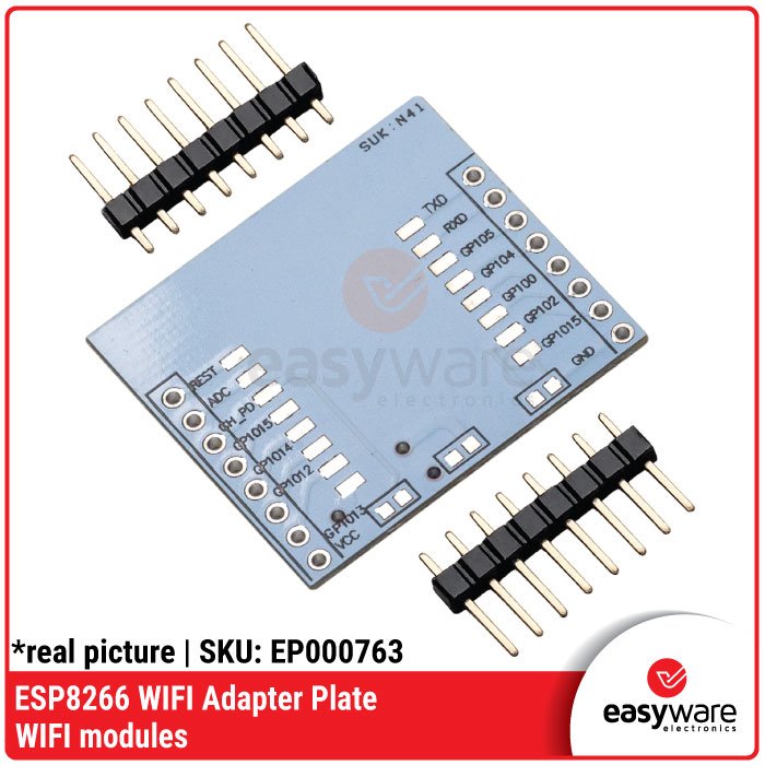 ESP-01 WiFi Module Adapter with 3.3V Regulator – Konverter ESP8266 for Arduino