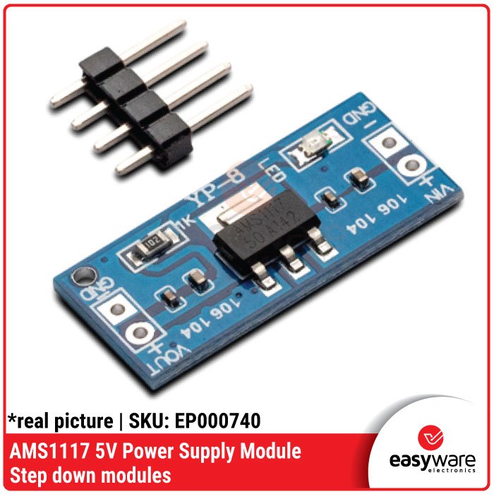 AMS1117 Power Supply Module 3.3V / 5V – Modul Step Down LDO Regulator 800mA - Image 5