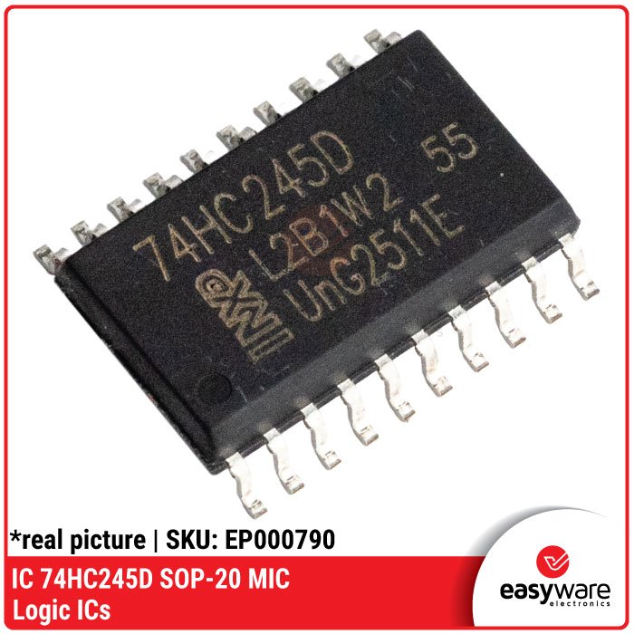 Nexperia 74HC245D SOIC-20 / MIC 74HC245D SOP-20 – IC Bus Transceiver 8-Channel Bi-directional - Image 5