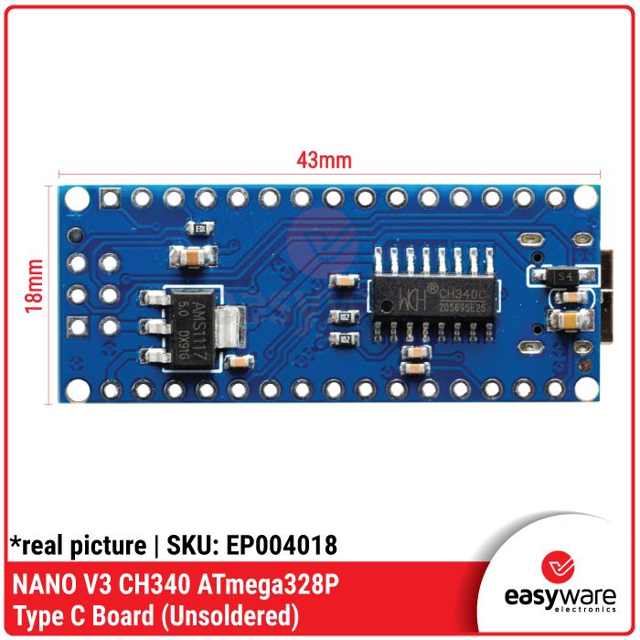 Arduino Nano V3 ATmega168 ATmega168P / ATmega328 ATmega328P ATmega328PB CH340 Mini USB Micro USB Type-C Compatible Arduino Development Board - Image 10