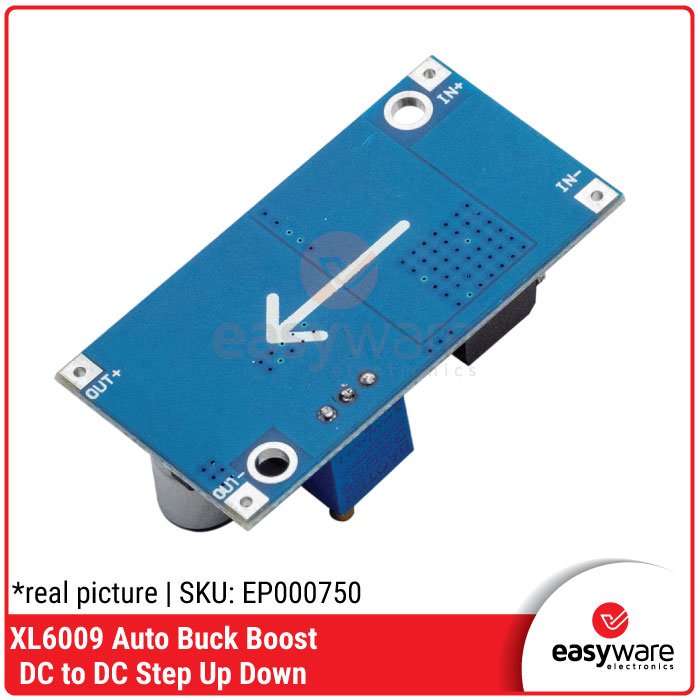 XL6009 Auto Buck Boost DC-DC Step Up Down Converter – Modul Stabilizer Tegangan - Image 3