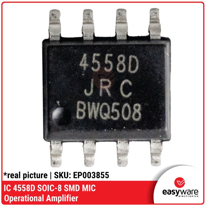 IC 4558D SOIC-8 4558 SMD 4558D SMD 4558 DMP-8 NJM4558D SMD JRC 4558 IC OPERATIONAL AMPLIFIER - Image 3