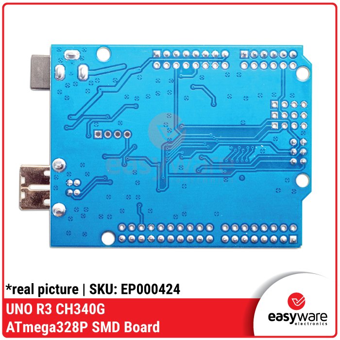 Arduino UNO R3 Clone CH340 CH340G SMD Type B Type C USB SMD Board - Image 7