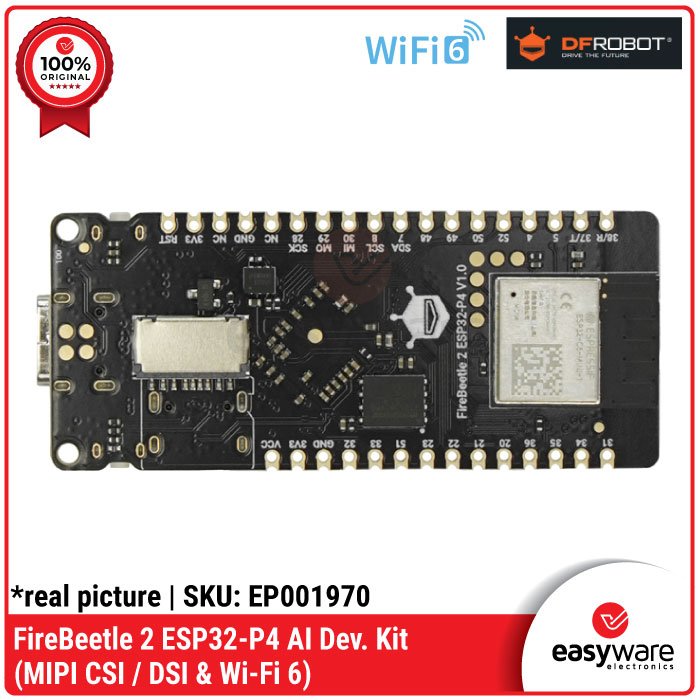 FireBeetle 2 ESP32-P4 AI Vision Board 360MHz RISC-V, MIPI CSI/DSI, Wi-Fi 6 DFRobot ESP32 P4” - Image 4