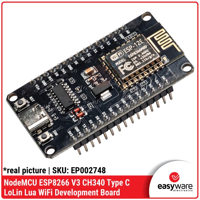 NodeMCU V3 LoLin ESP8266 CH340 – Modul WiFi Development Board Micro USB / Type C untuk IoT - Image 5