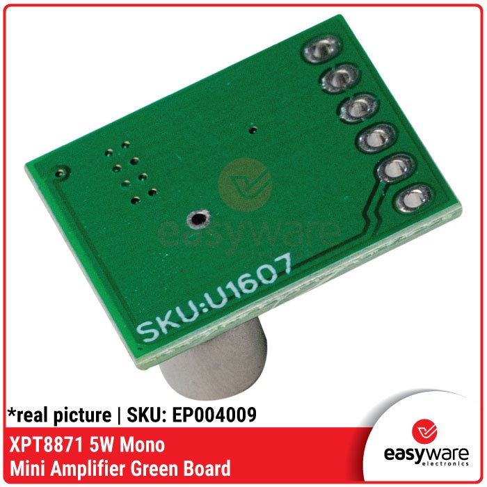 XPT8871 5W Mono Mini Audio Amplifier Board Class AB Green PCB Speaker Amplifier Module - Image 3