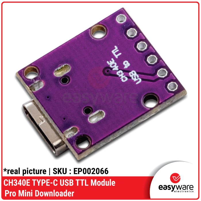 CH340E CH9340C USB to TTL Module Type-C – Pro Mini Downloader Converter Serial High Speed - Image 4