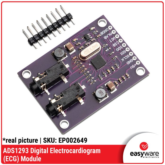 Modul ECG ADS1293 Digital Electrocardiogram — Sensor EKG Jantung untuk Arduino & STM32