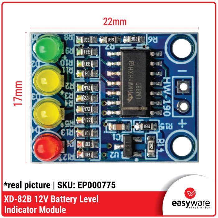 Battery Level Capacity Indicator Module KA2284 XD-82B 12V Battery Level Indicator - Image 6
