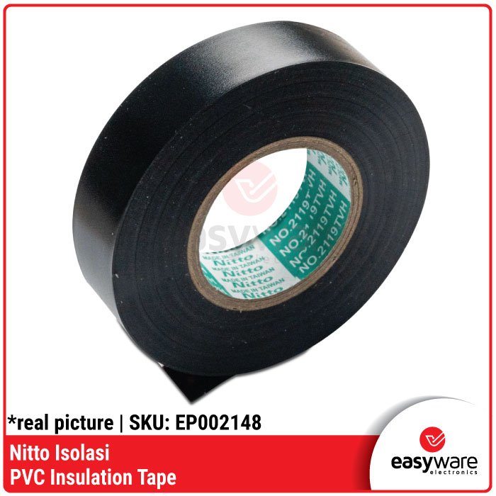 Nitto Isolasi Listrik Hitam Original – PVC Insulation Tape High Quality - Image 2