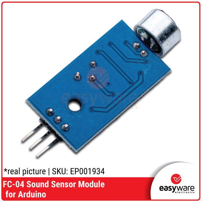 FC-04 Sound Sensor Module | Sensor Suara Mikrofon Digital Analog untuk Arduino - Image 3