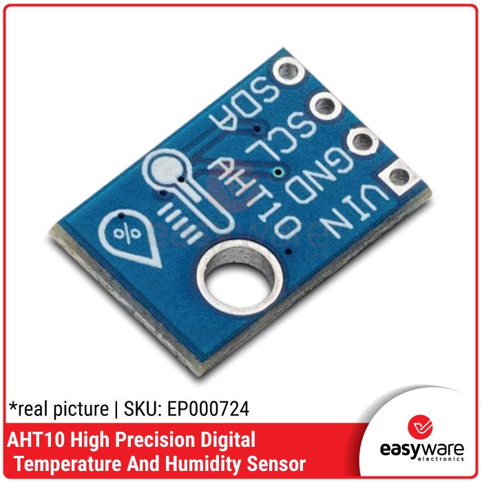Modul Sensor Suhu dan Kelembapan AHT10 Digital Precision – I2C Interface - Image 3