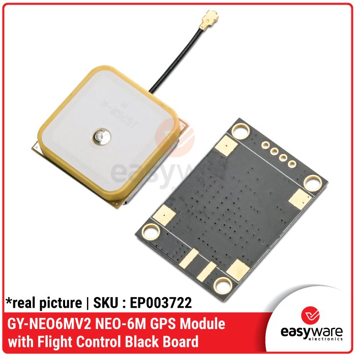 GY-NEO6MV2 NEO-6M GPS Module – Sensor Navigasi Flight Control Black Board untuk Drone & APM - Image 3