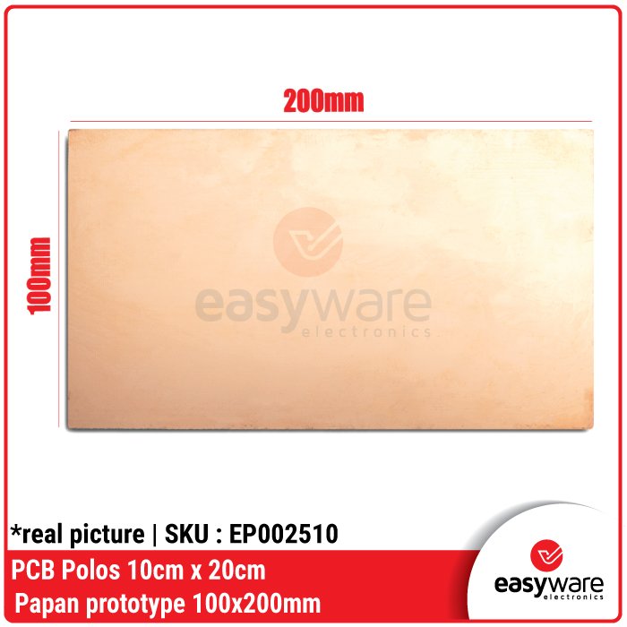 Papan Sirkuit Cetak (PCB) Polos Satu Sisi KB White 10 cm x 20 cm – untuk Prototipe dan Perakitan Elektronika - Image 2