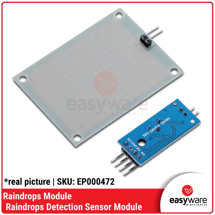 Raindrop Sensor Module – Modul Sensor Deteksi Air Hujan Digital Analog for Arduino - Image 2