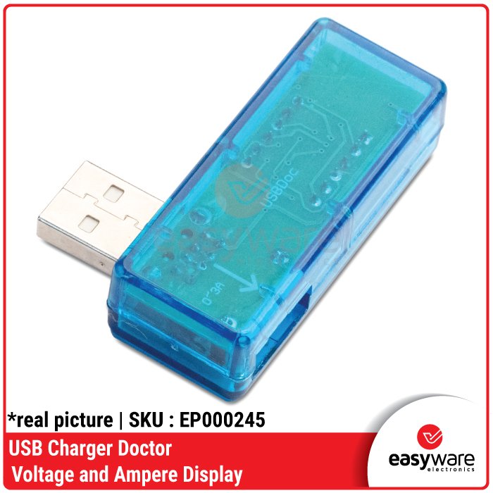 USB Charger Doctor – Tester Voltmeter Ammeter Pengukur Arus & Tegangan - Image 3
