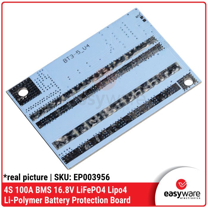 BMS 3S 4S 5S 100A 12.6V 16.8V 21V LiFePO4 Lipo4 Li-Polymer Battery Protection Board High Current - Image 7