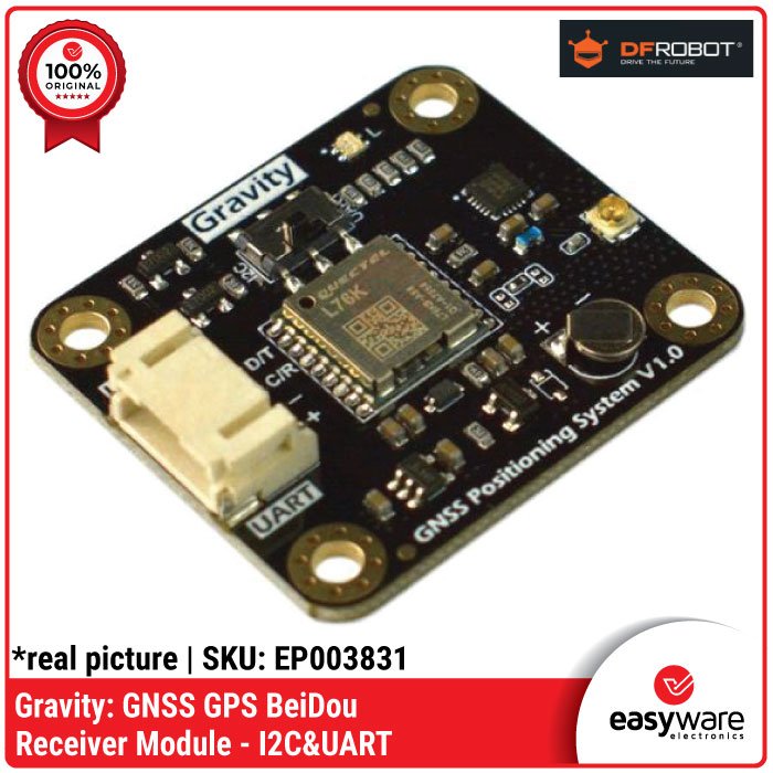 DFRobot Gravity: GNSS GPS BeiDou Receiver Module – I2C & UART - Image 2