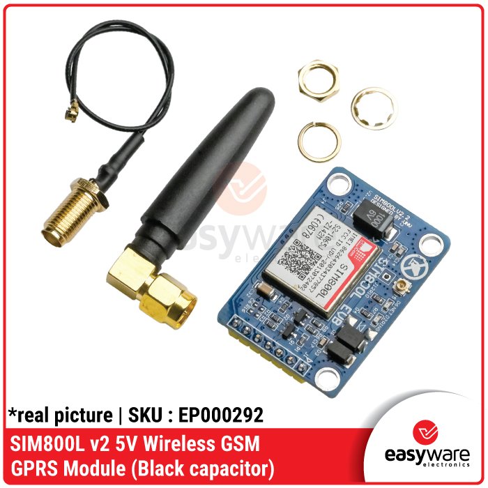 SIM800L v2 5V Wireless GSM GPRS Module – Modul Telepon dan Internet IoT