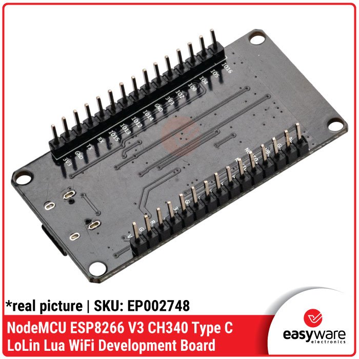 NodeMCU V3 LoLin ESP8266 CH340 – Modul WiFi Development Board Micro USB / Type C untuk IoT - Image 7