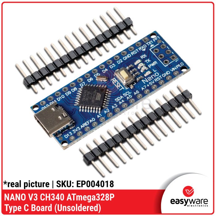 Arduino Nano V3 ATmega168 ATmega168P / ATmega328 ATmega328P ATmega328PB CH340 Mini USB Micro USB Type-C Compatible Arduino Development Board - Image 12