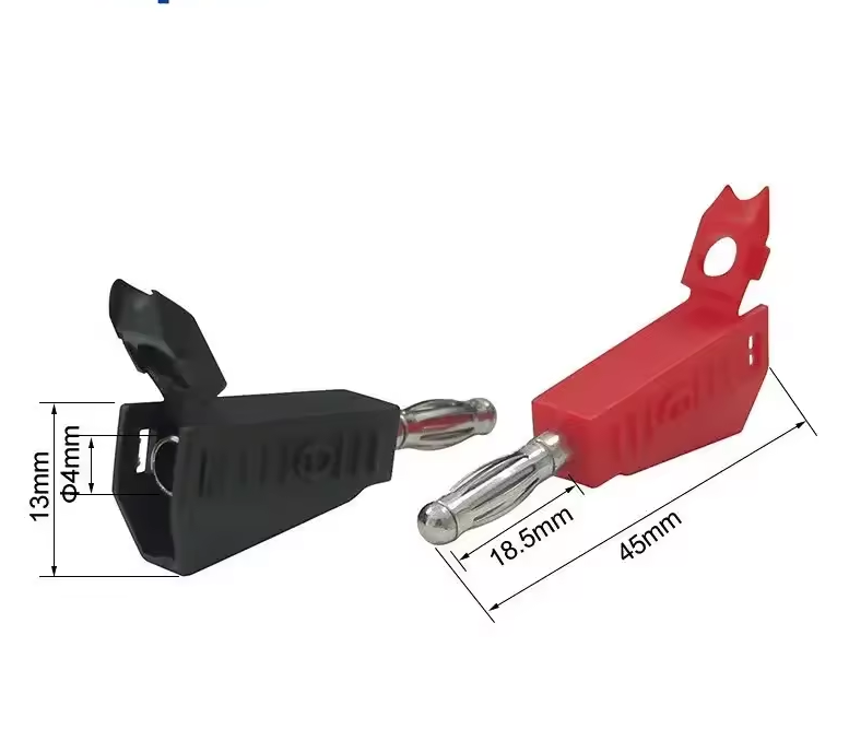 4mm Stackable Banana Male Plug Nickel Plated Speaker Connector Test Probe Binding Post Red Green Blue Yellow White Black Merah Hijau Biru P3002 - Image 3