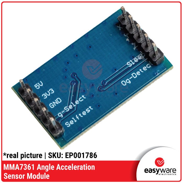 MMA7361 Angle Acceleration Sensor Module – Akselerometer 3-Axis Analog dengan Sensitivitas Atur - Image 3