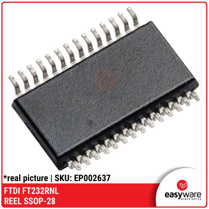 IC FT232RNL FTDI FT232 REEL SSOP-28 USB to Serial UART IC Converter - Image 3