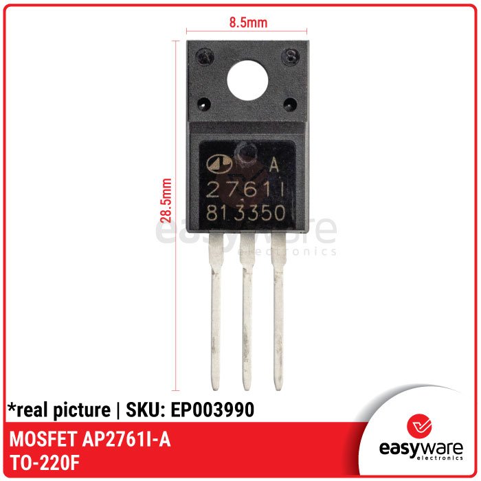 TRANSISTOR MOSFET AP2761I-A TO-220F AP2761I MOSFET 27611 N-CHANNEL - Image 2