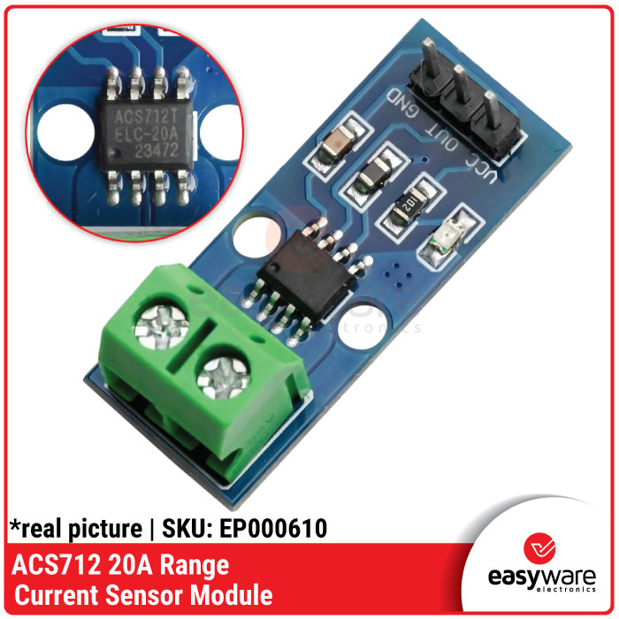 ACS712 Current Sensor Module 5A 20A 30A β Sensor Arus AC DC for Arduino - Gambar 10