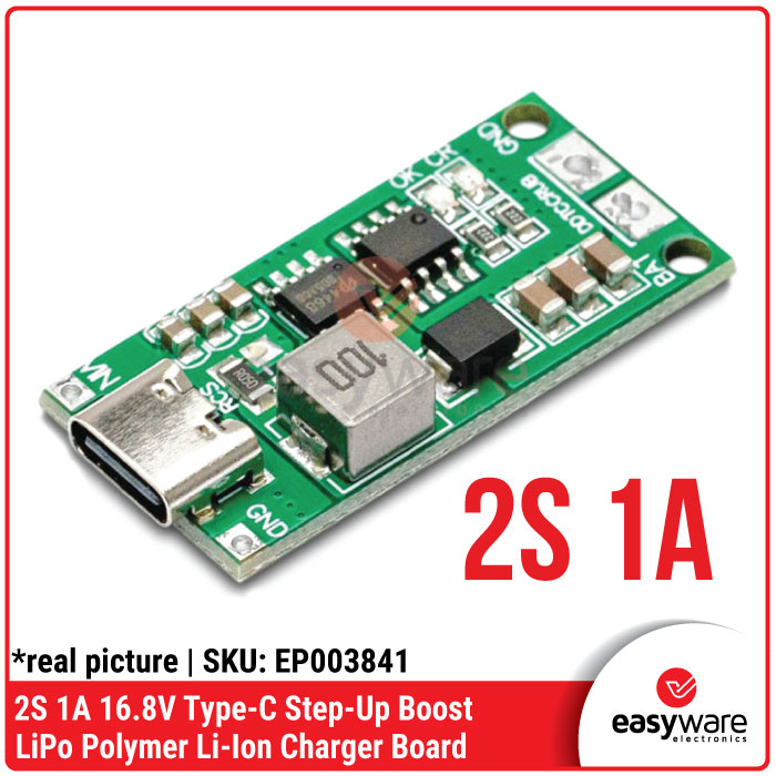 Type-C Step Up Boost Li-Ion LiPo Battery Charger Board 2S 3S 4S 1A 2A 4A - Gambar 4