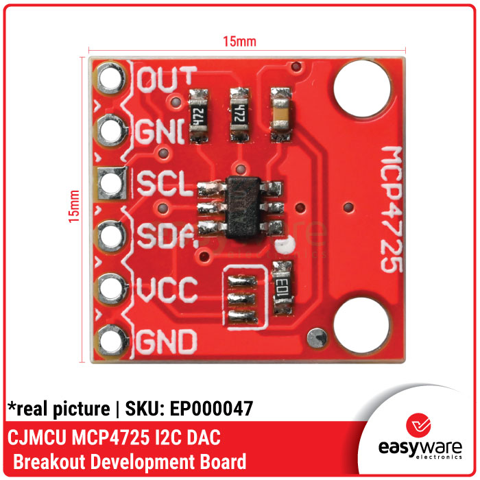 Modul CJMCU MCP4725 I2C DAC Breakout Board 12-Bit Digital to Analog Converter - Gambar 2