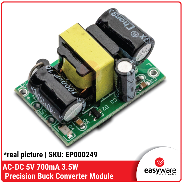 AC-DC 5V 700mA Precision Buck Converter – Modul Power Supply Mini 5V 3.5W